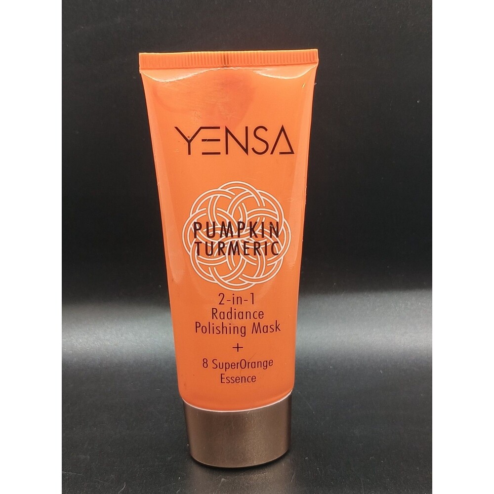 YENSA Pumpkin Turmeric 2-in-1 Radiance Polishing Mask 2.5oz/70mL Full Sz Sealed